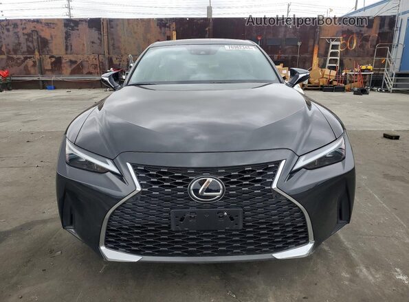 JTHCA1D28M5109793 2021 LEXUS IS Black Вид спереду