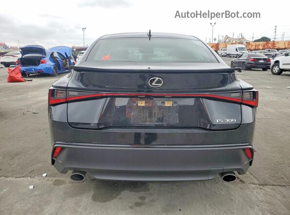 JTHCA1D28M5109793 2021 LEXUS IS Black Вид ззаду