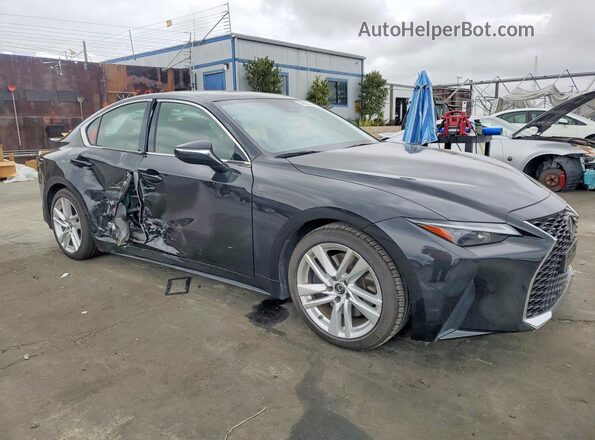 JTHCA1D28M5109793 2021 LEXUS IS Black Передня права чверть