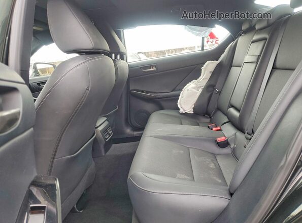 JTHCA1D28M5109793 2021 LEXUS IS Black Вид задніх сидінь