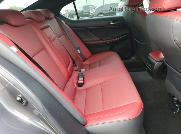 JTHCA1D29M5114498 2021 LEXUS IS Gray Rear seats view