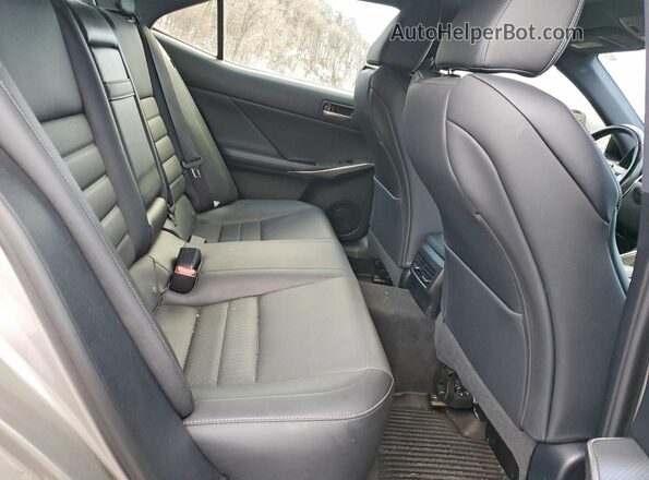JTHCM1D23H5017116 2017 LEXUS IS Silver Vista de los asientos traseros
