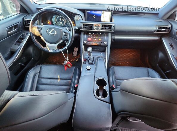 JTHCM1D23H5017343 2017 LEXUS IS Silver Vista del salpicadero
