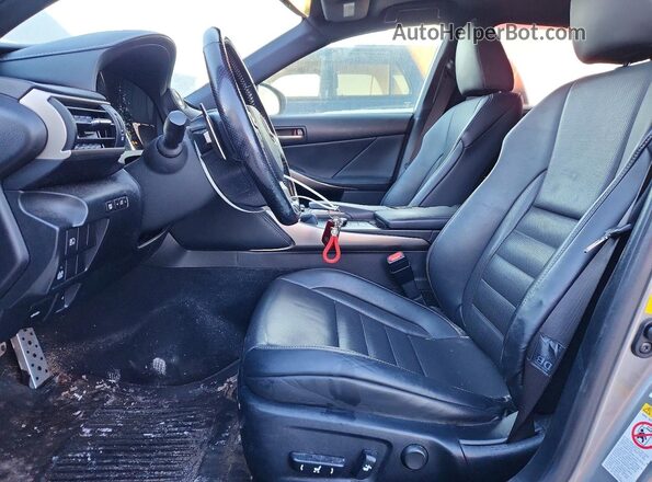 JTHCM1D23H5017343 2017 LEXUS IS Silver Vista interior delantera