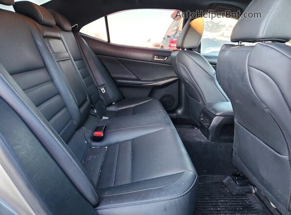JTHCM1D23H5017343 2017 LEXUS IS Silver Vista de los asientos traseros