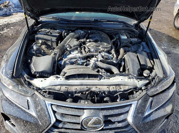 JTHCM1D25H5017084 2017 LEXUS IS Black Widok wnętrza z tyłu