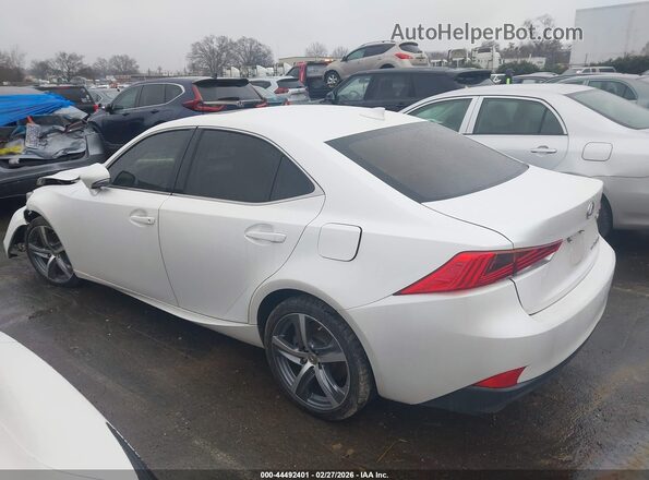 JTHCM1D28H5015961 2017 LEXUS IS 300 White Widok wnętrza z tyłu