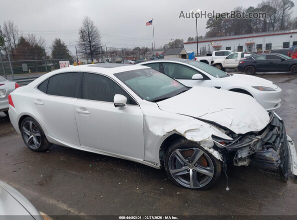 JTHCM1D28H5015961 2017 LEXUS IS 300 White Widok zestawu wskaźników