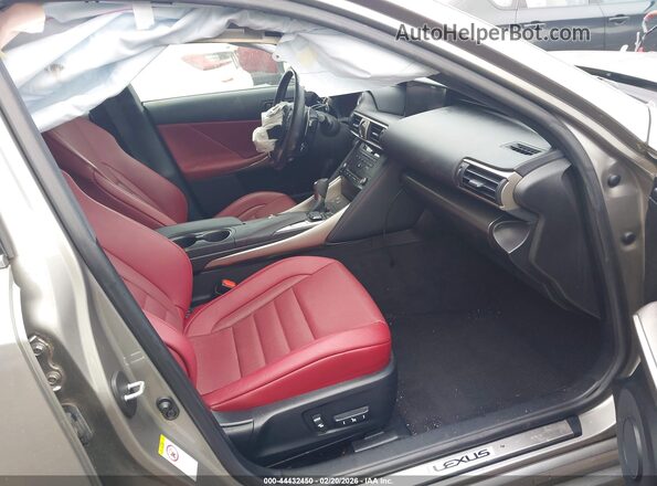 JTHCM1D28H5017497 2017 LEXUS IS 300 Silver Widok wnętrza z przodu