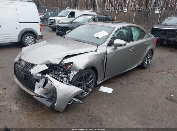JTHCM1D28H5017497 2017 LEXUS IS 300 Silver Przód lewy
