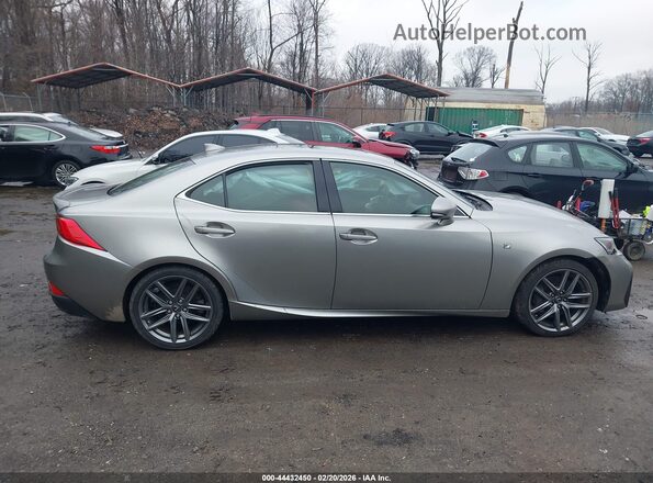 JTHCM1D28H5017497 2017 LEXUS IS 300 Silver Widok wnętrza z tyłu
