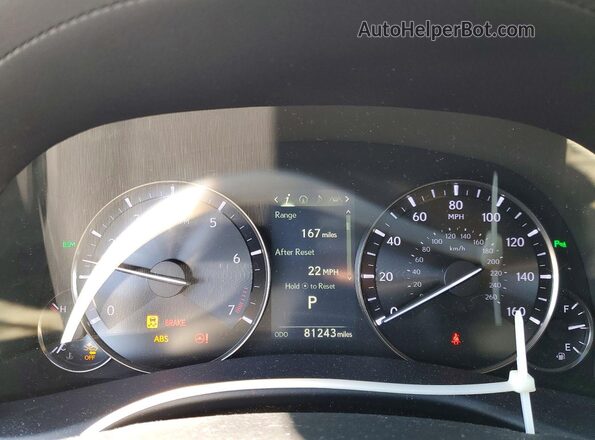JTHCZ1BL2HA006256 2017 LEXUS GS White Vista del cuadro de instrumentos