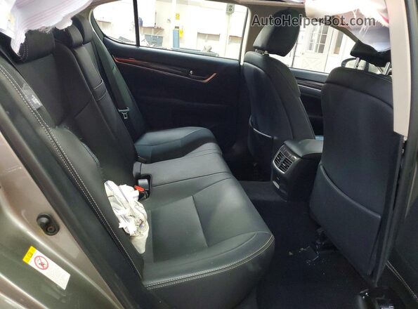 JTHCZ1BL2HA007326 2017 LEXUS GS Silver Vista de los asientos traseros