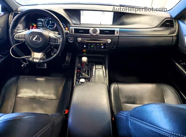 JTHCZ1BL5GA003382 2016 LEXUS GS Silver Vista del salpicadero