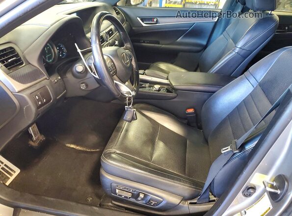 JTHCZ1BL5GA003382 2016 LEXUS GS Silver Vista interior delantera
