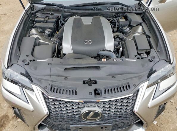 JTHCZ1BL8JA010205 2018 LEXUS GS Серебряный Вид задней части салона