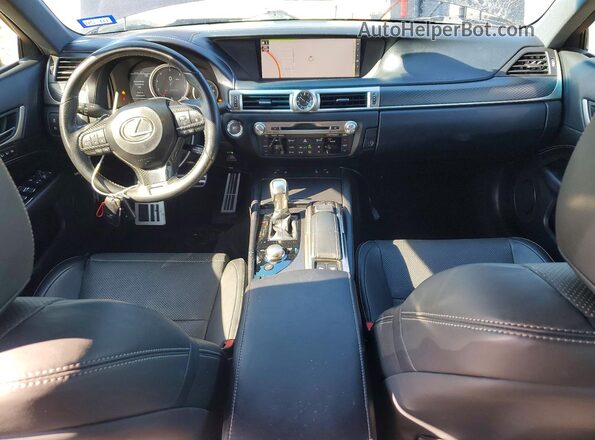 JTHCZ1BL9HA004908 2017 LEXUS GS Black Вид панелі приладів