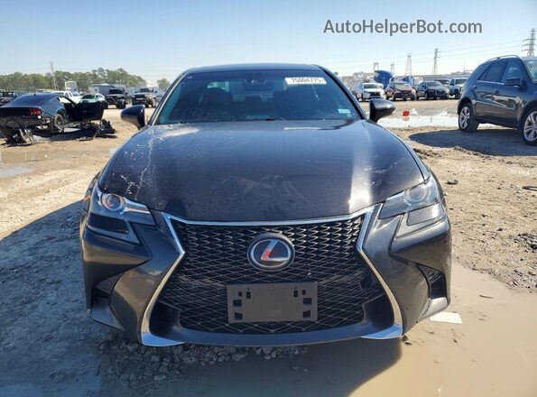 JTHCZ1BL9HA004908 2017 LEXUS GS Black Вид спереду