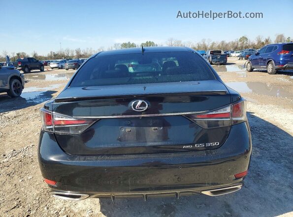 JTHCZ1BL9HA004908 2017 LEXUS GS Black Вид ззаду