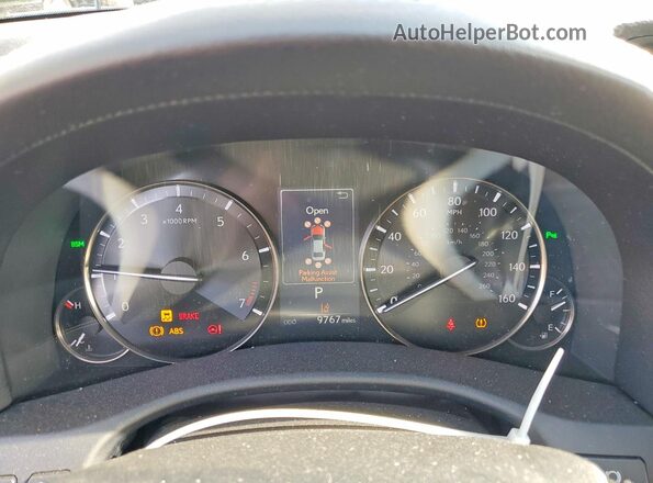 JTHCZ1BLXJA007743 2018 LEXUS GS Серебряный Вид щитка приборов