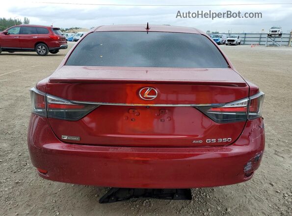 JTHCZ1BLXJA008066 2018 LEXUS GS Red Vista trasera