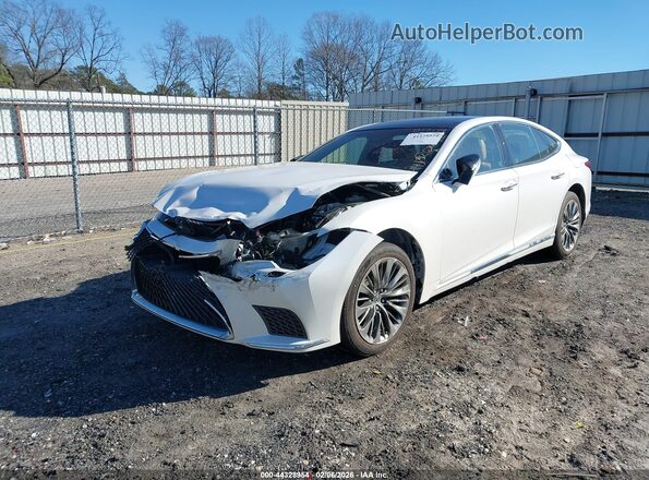 JTHD51FF9N5017179 2022 LEXUS LS 500 White Առջևի ձախ երեք քառորդ տեսարան