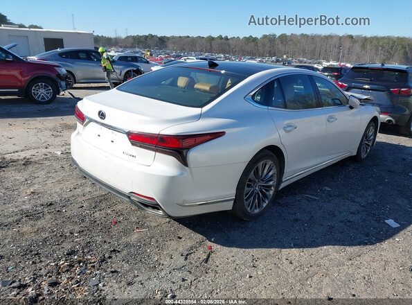 JTHD51FF9N5017179 2022 LEXUS LS 500 White Հետևի աջ