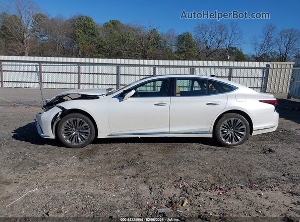 JTHD51FF9N5017179 2022 LEXUS LS 500 White Սալոնի 360 աստիճան տեսք