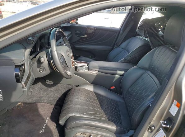 JTHD51FFXM5013074 2021 LEXUS LS Black Front interior view