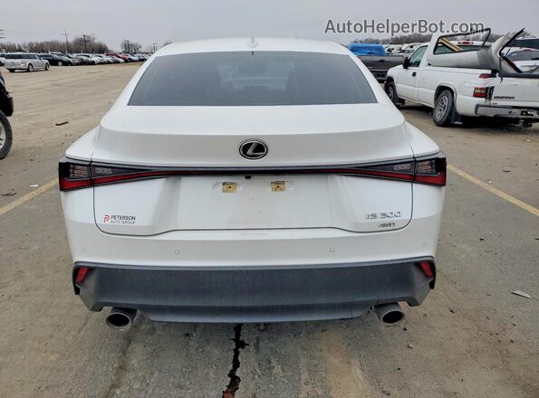 JTHD81F26P5051510 2023 LEXUS IS White Вид ззаду