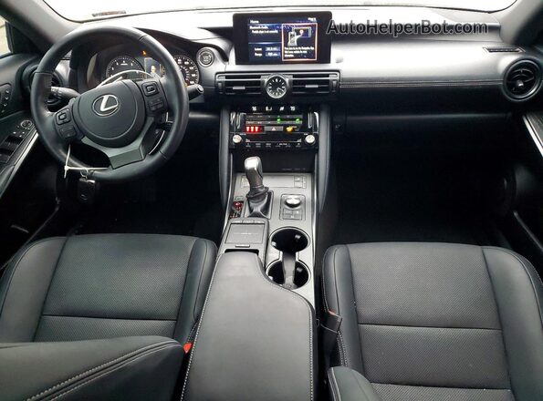 JTHD81F26P5051510 2023 LEXUS IS White Вид панелі приладів