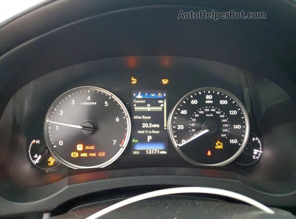 JTHD81F26P5051510 2023 LEXUS IS White Вид щитка приладів