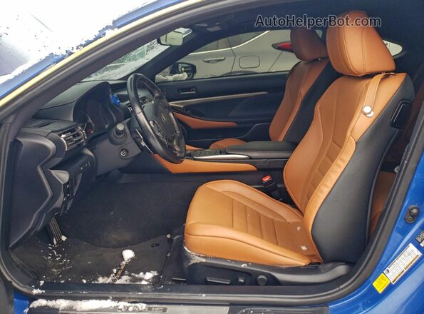 JTHD85EC2N5006871 2022 LEXUS RC Синий Вид салона спереди