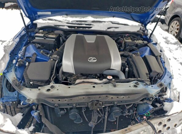 JTHD85EC2N5006871 2022 LEXUS RC Синий Вид задней части салона