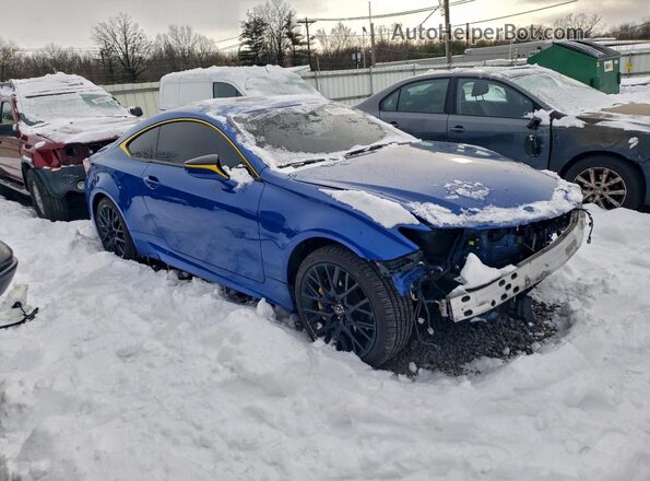 JTHD85EC2N5006871 2022 LEXUS RC Синий Передняя правая четверть