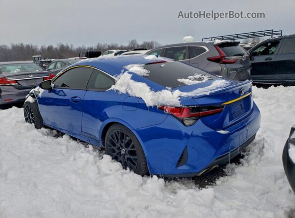 JTHD85EC2N5006871 2022 LEXUS RC Синий Задняя левая четверть
