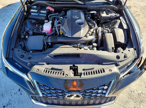 JTHDA1D23P5124775 2023 LEXUS IS Черный Вид задней части салона