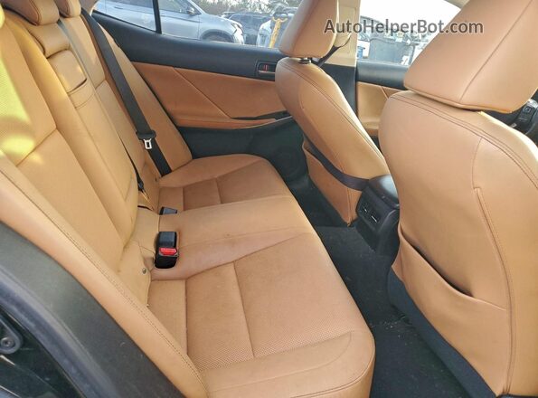 JTHDA1D24L5103105 2020 LEXUS IS Black Vista de los asientos traseros