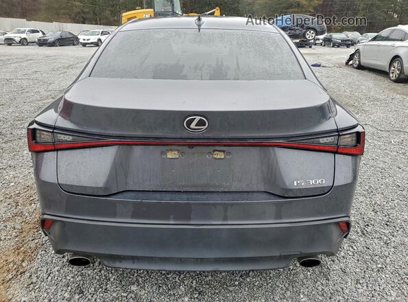 JTHDA1D24N5120408 2022 LEXUS IS Gray Rear view