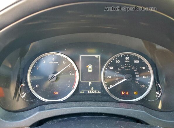 JTHDA1D24N5120408 2022 LEXUS IS Gray Instrument cluster view