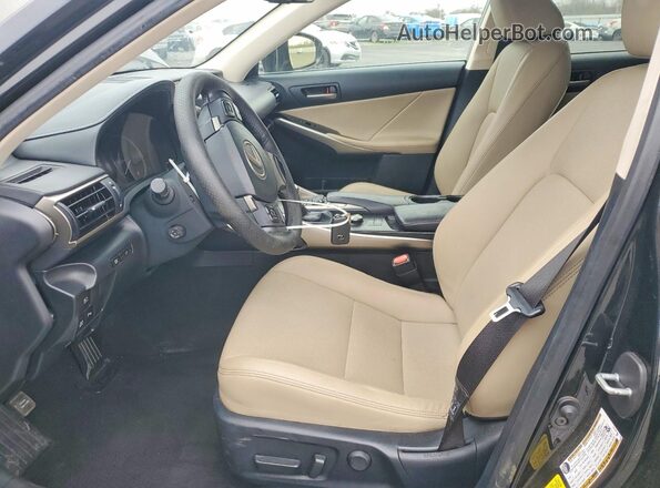 JTHDA1D25L5108877 2020 LEXUS IS Черный Вид салона спереди
