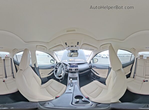 JTHDA1D25L5108877 2020 LEXUS IS Черный Панорамный вид салона 360°