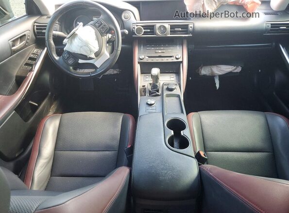 JTHDA1D27L5103924 2020 LEXUS IS Желто-коричневый Вид панели приборов