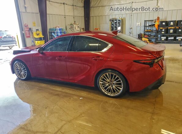 JTHDA1D28N5120850 2022 LEXUS IS Red Trasero izquierdo