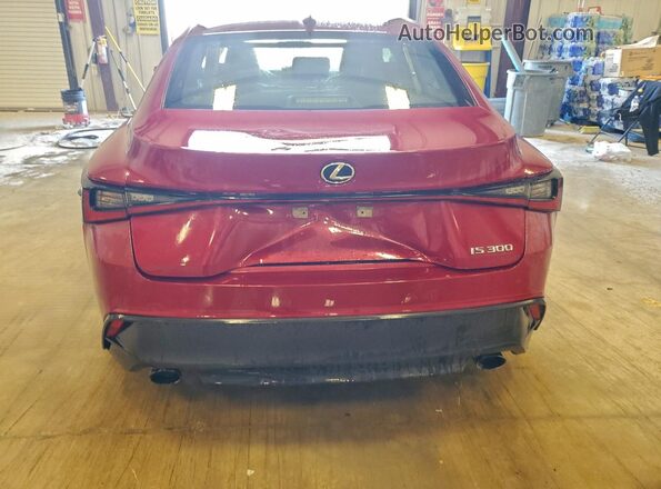 JTHDA1D28N5120850 2022 LEXUS IS Red Vista trasera