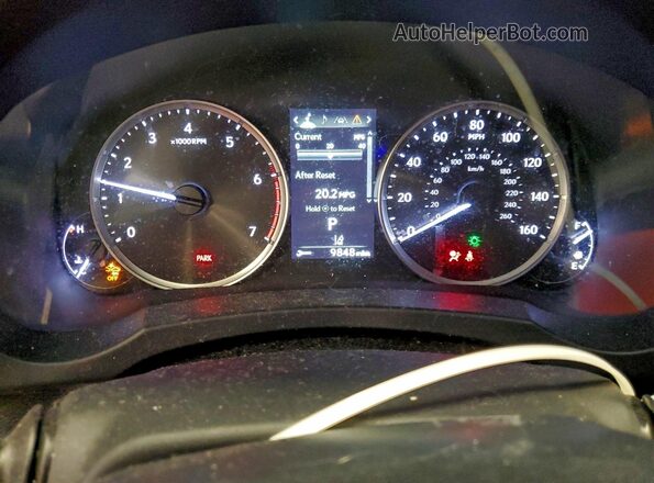 JTHDA1D28N5120850 2022 LEXUS IS Red Vista del cuadro de instrumentos
