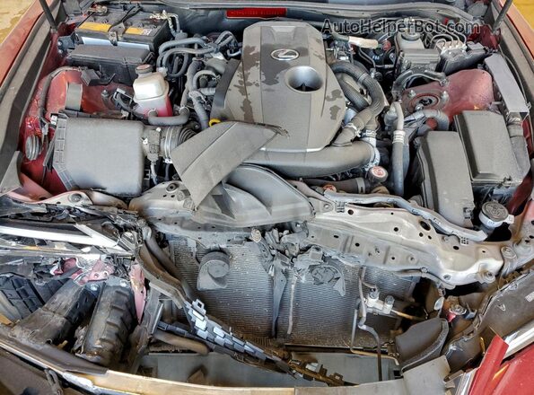 JTHDA1D28N5120850 2022 LEXUS IS Red Vista interior trasera