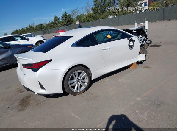 JTHDA5BC9R5012777 2024 LEXUS RC White Trasero derecho