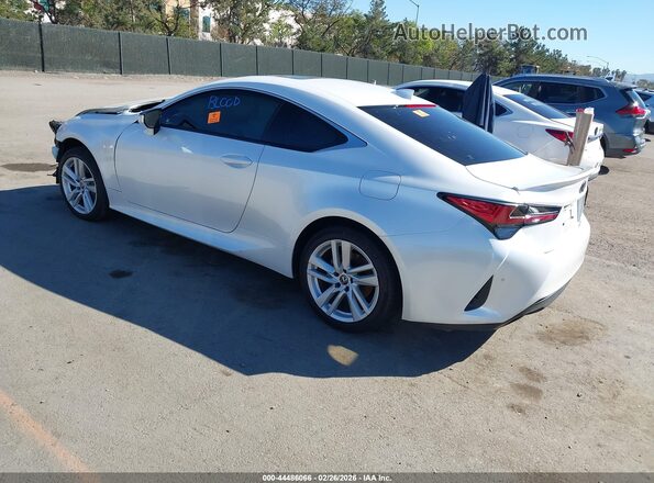 JTHDA5BC9R5012777 2024 LEXUS RC White Trasero izquierdo