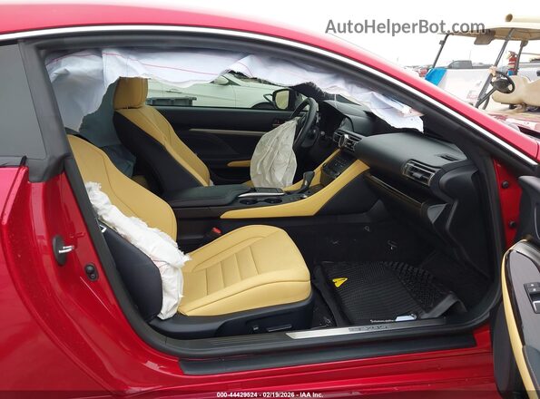 JTHDZ5BC2N5026488 2022 LEXUS RC 350 Red Вид салону спереду